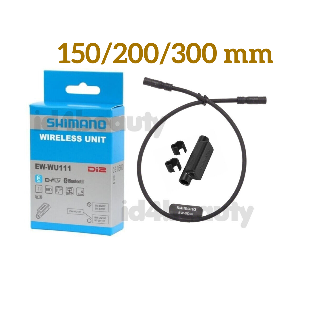 Shimano EW-WU111 DI2 DFly ANT+Bluetooth Wireless Unit w/150 or 200 Electric  Wire