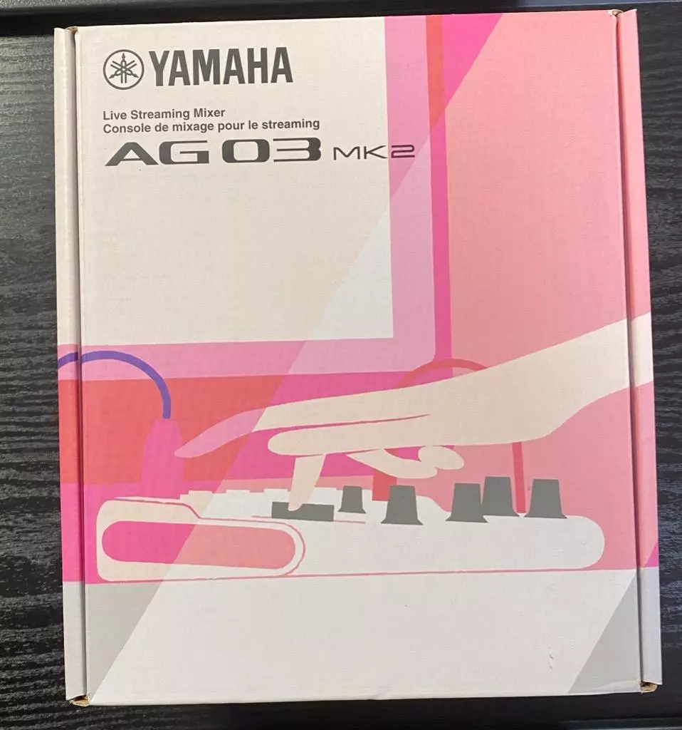 YAMAHA AG03 MK2 3-CHANNEL LIVE STREAMING MIXER USB AUDIO INTERFACE-BRAND  NEW.