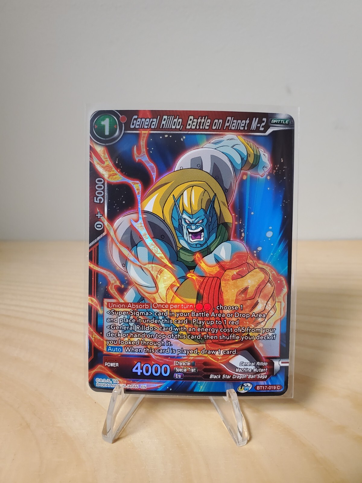 DBS TCG: General Rilldo, Battle on Planet M-2 BT17-019 (C) - Foil | eBay