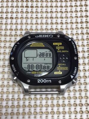 セイコー M726-5A10 スキューバマスター メンズ腕時計 Seiko Scuba Master Quartz Watch M726-5A10 50mm From Japan 070