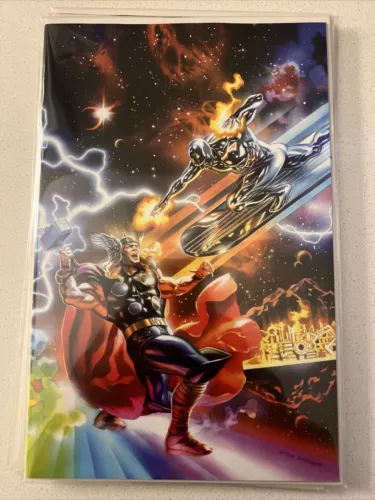 SILVER SURFER GHOST LIGHT #5 MASSAFERA VIRGIN VARIANT 1968 HOMAGE NYCC 2023