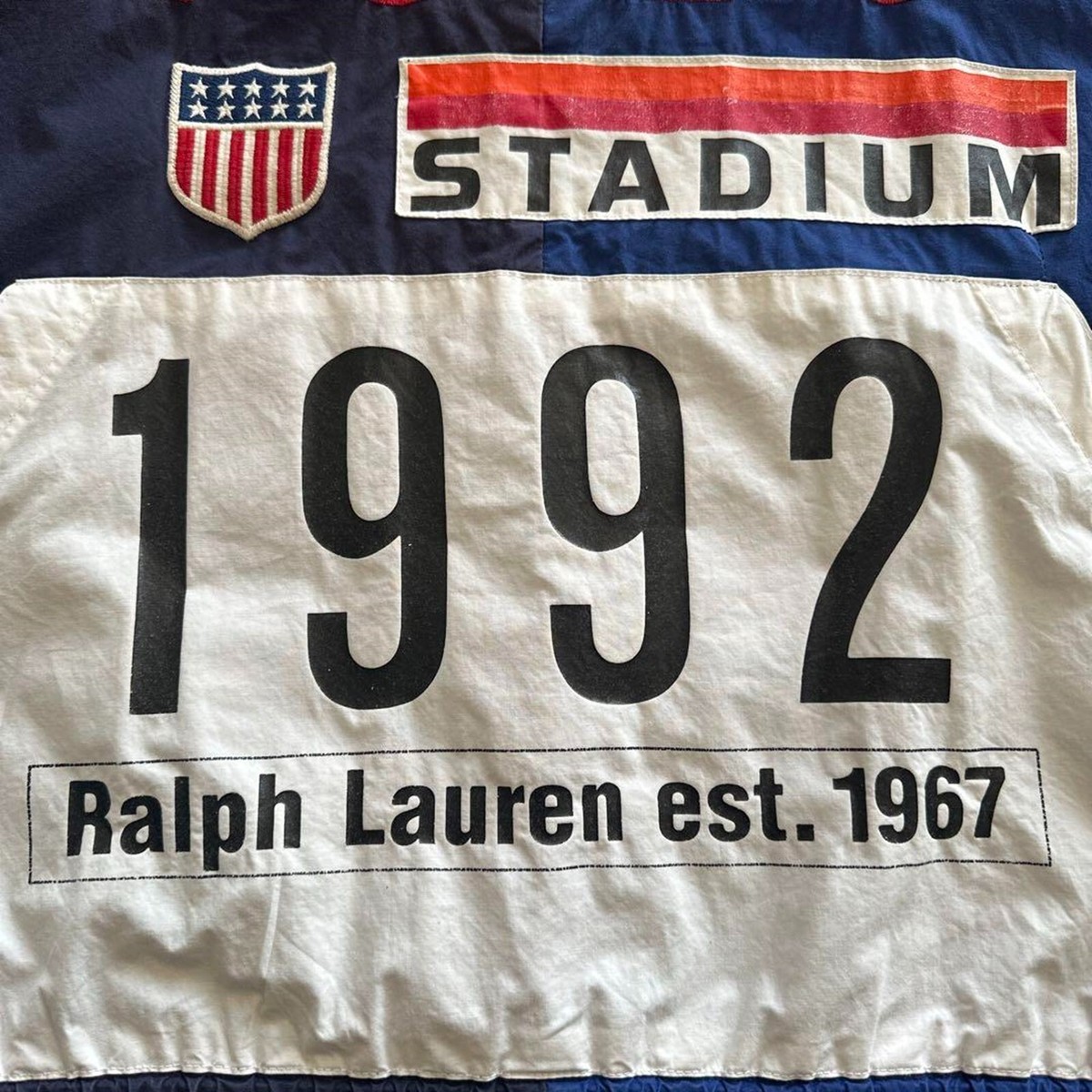 POLO 1992 ポップオーバー Polo Ralph Lauren 1992 Stadium Pop Over Jacket Anorak Jacket