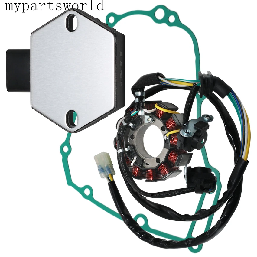 Rectificador y junta reguladora de estator para Honda 31120-MEN-A31 CRF450 CRF450R 2009 Foto 2 de 4