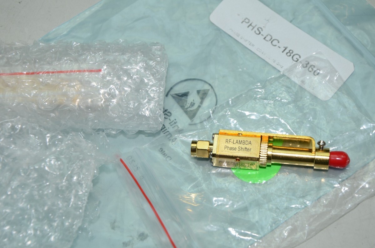 RF-Lambda 18 Ghz 50 Watt 360 Phase Shifter RFPSHT0018W7 New