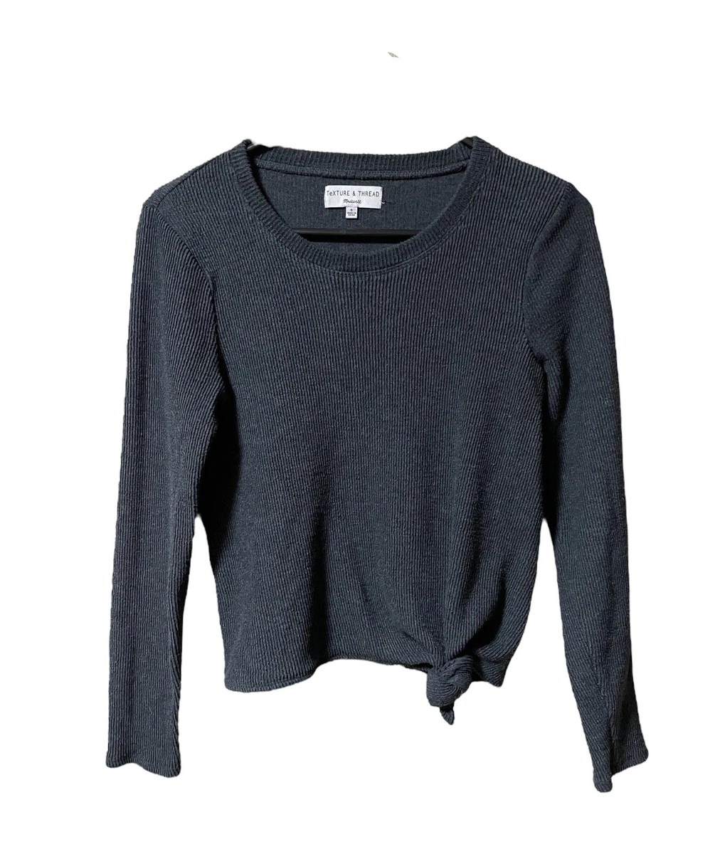 Madewell black best sale sweater