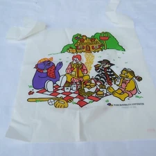 1 McDonalds 1993 Kids Plastic Bibs Catch Pocket Ronald Hamburgler Grimace Birdie