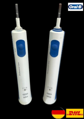 2x DEFEKTE  Oral-B 500 Professional Care Handstück Zahnbürste D16.500 Typ 4729  