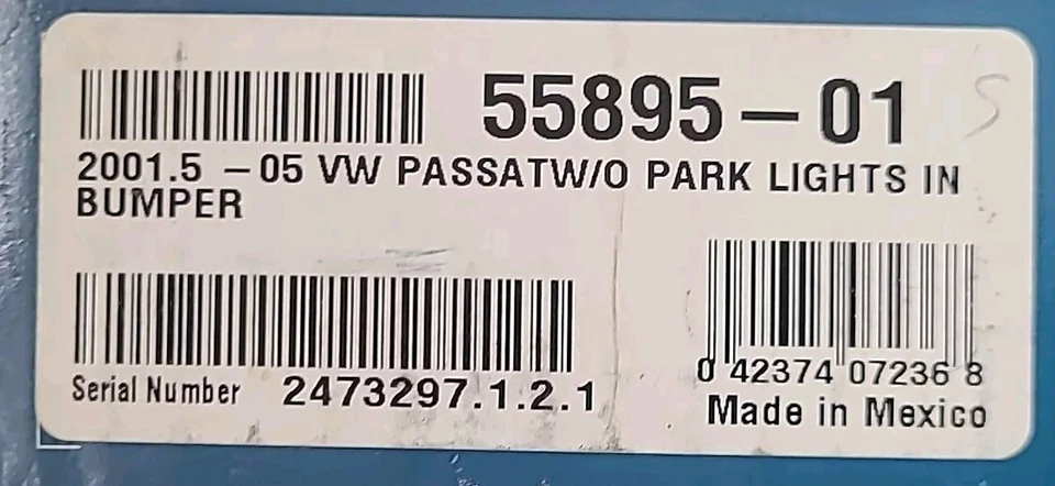 LeBra Volkswagon Passat 2002–2005 Front End Mask Cover No Bumper Lights 55895-01 - Image 2 of 4