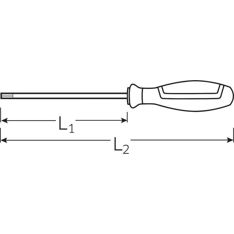 Stahlwille 46503040 4650 DRALL+ T40 x 115mm Torx Screwdriver