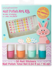 Simple Pleasures 54-Piece Easter Nail Decorating Kit