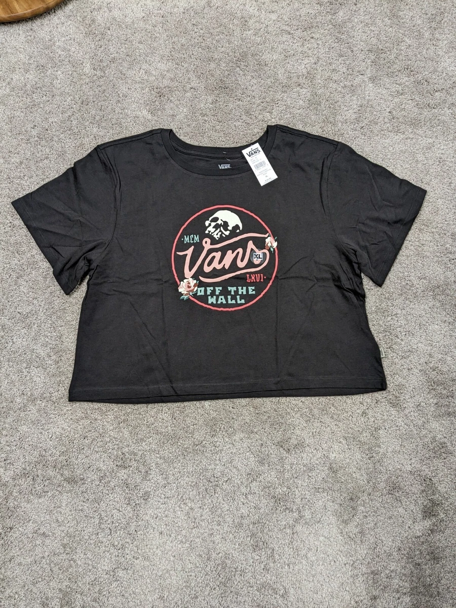Black vans top crop top