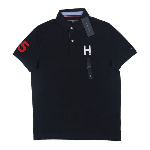 Tommy Hilfiger Men's THFLEX Regular Fit Solid Short Sleeve Mesh