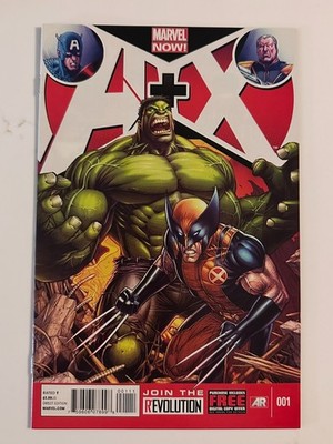 A+X #1 4 Marvel Comics 2012 2013 Avengers X-Men Lot All NM