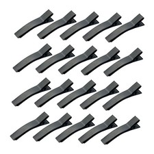 20Pcs Alligator Metal Clips Black Hair Bow Clips Bulk for Bows DIY Accessory