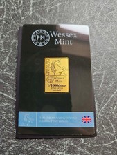 Wessex Mint Gold 1/1000 oz 999.9 Fine Carded Multi Variation Choose