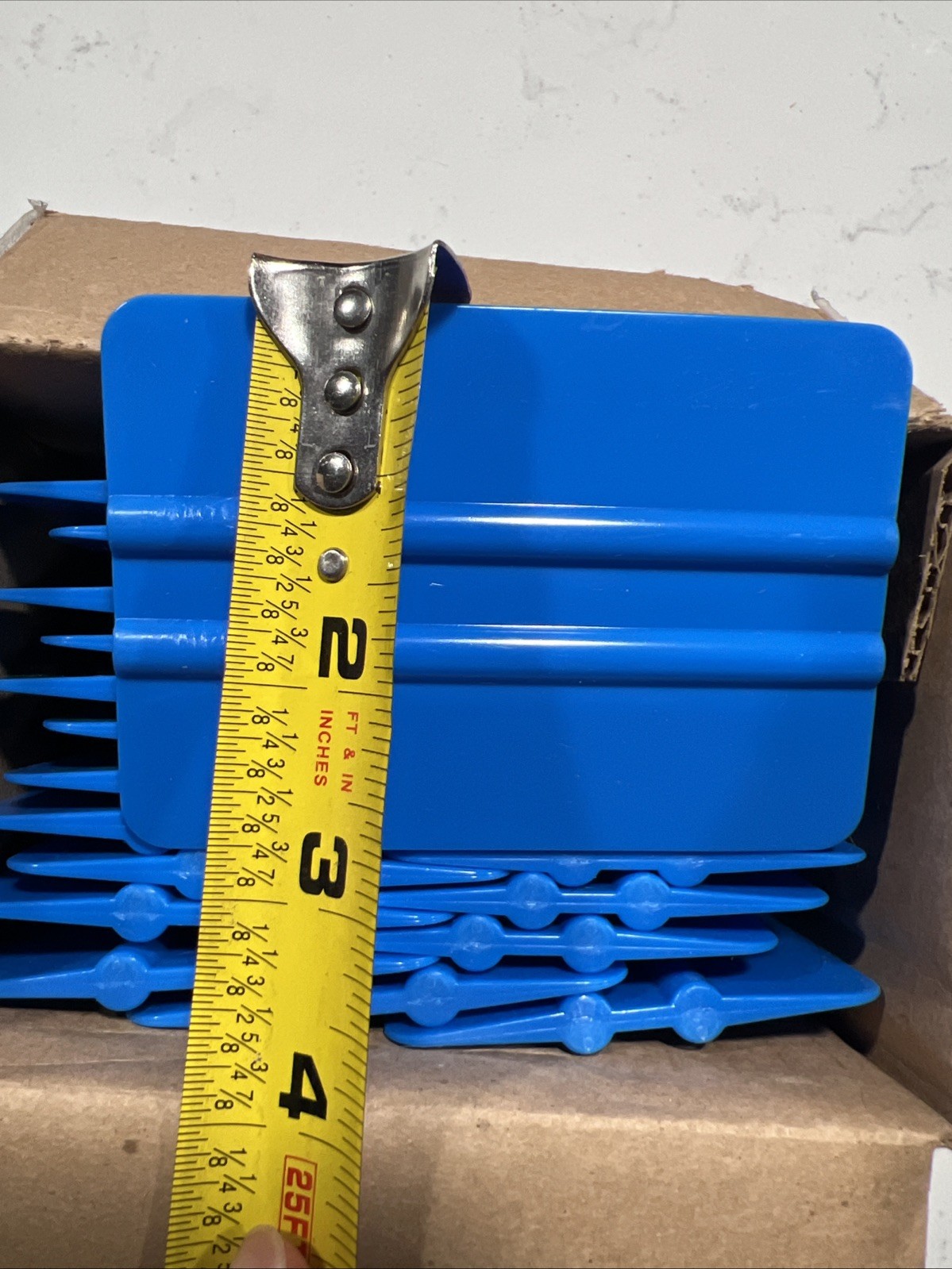 3M PA1-B Hand Applicator Squeegee Blue 25pk Carton | Vinyl Wrap Tool