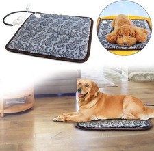 Adjustable Temp Pet Heating Pad with Timer, Waterproof Electric Dog Cat Mat
