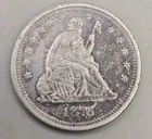 1876-S Seated Liberty Quarter 25C - San Francisco Mint