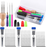 Nadelfilz-Set, Filznadeln Zum Trockenfilzen, 3 GrößEn Filznadeln, Filzen Starter