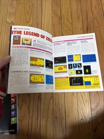 Vtg 1987 NES Official Nintendo Player's Guide w/ Sticker Sheet Stadium Events