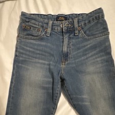 Polo Ralph Lauren Blue Denim Jeans Juniors M 10-12 Stretch 5-Pocket Logo