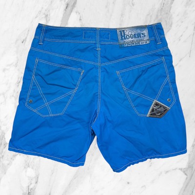 Roy Rogers Florida badehose Herren Taschen Blau shorts Meer Größe 29 U.42 44 it