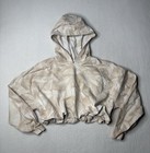 Lululemon LA "All Yours" Womens Cropped Bubble Hem Hoodie Size 8/10 Cafe Au Lait — photo 1