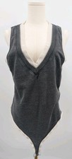 FP Intimately Free People Cozy Cool Girl Tank Bodysuit Size Small Preppy Varsity