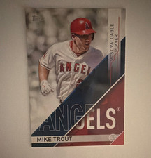 Topps 2017 Mike Trout Los Angeles Angels MVP-1 Mlb Awards Insert Baseball Card