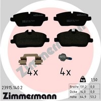 Bremsbelagsatz Scheibenbremse Zimmermann 23915.140.2 FüR BMW I3 I01 Electric
