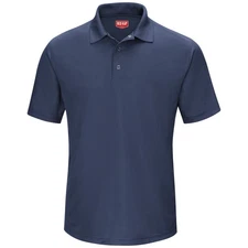 Red Kap Men's Short Sleeve Performance Knit Gripper-Front Polo