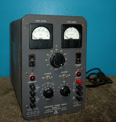 Lambda 71 Regulated Power Supply 500VDC 200mA w/ Bias & Filament Needs Work