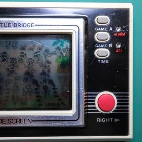 Nintendo Game & Watch Turtle Bridge TL-28 Wide Screen Tested Faded LCD Japan