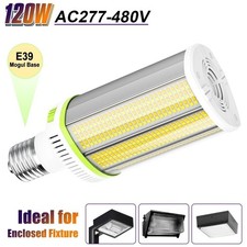 480V -120W LED Corn Bulb Adjustable Shoebox Retrofit Corn Light -E39 Mogul Base