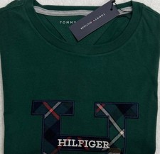 New Tommy Hilfiger Men Short Sleeve T-Shirt Green Color Size M 29.75