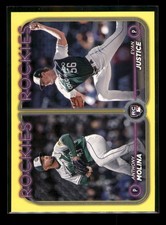2024 Topps Update #US270 Evan Justice / Anthony Molina RCOM Yellow