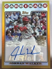 2023 TOPPS ARCHIVES JORDAN WALKER AUTO RC 44/50 GOLD Foil Autograph 