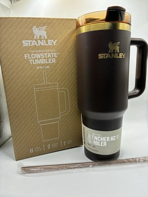 #ad Stanley Chocolate Gold 40oz Quencher Limited Edition Factory Sealed Tumbler $54.49