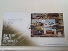 GB, FDC, FIRST DAY COVER, 2021, 2.9.21, British Army Vehicles, Army Cancel, Mini