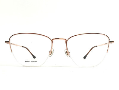 GIGI Barcelona Eyeglasses Frames 6398/6 88Z AGNES Rose Gold Cat Eye 53-19-145