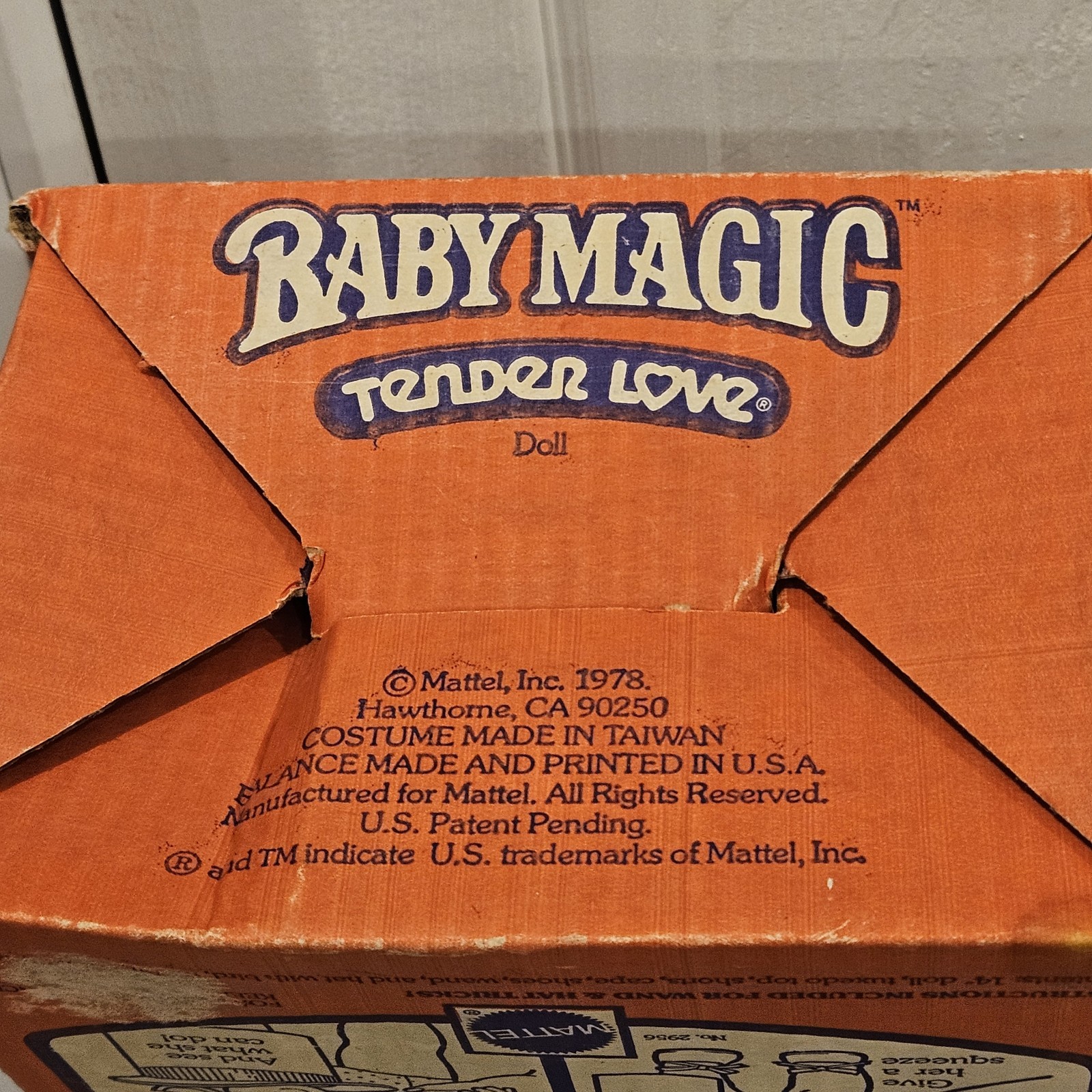 VTG 1979 Mattel Baby Magic Tender Love 14" Tall Doll + Original Box.  *Video*