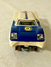 AURORA 6184 FORD T Jet HO Slot Car White Blue