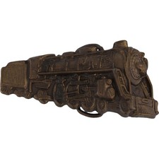 Steam Locomotive Loco Train Steam Engine 80s Vintage Belt Buckle