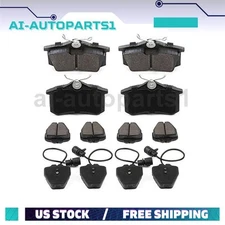For 2000 2001 2002 2003 2004 Audi A6 Quattro Pair Front + Rear Brake Pads Set
