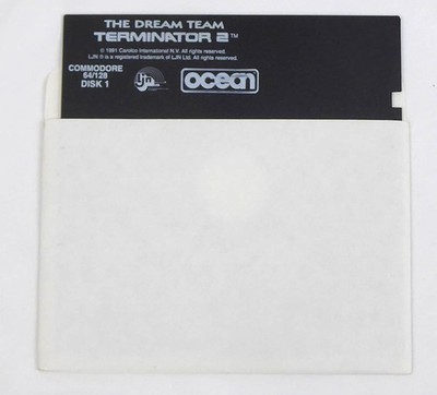 Commodore 64 C64 Spiel -- TERMINATOR 2 (Ocean) -- Disk Diskette
