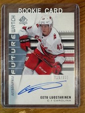 2019-20 SP Authentic Future Watch Auto Eetu Luostarinen #232 RC /999 Rookie