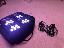Chauvet Freedom Par Tri-6 Wireless RGB LED DJ Light W/ Battery Power set of 4 