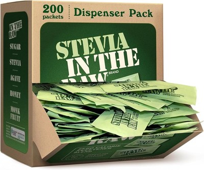Stevia Stevia Sweetener Packets, 200 Ct Box, Zero Calorie Stevia Sugar Substi...