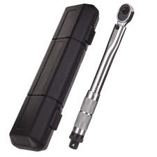 Clé dynamométrique 5-25Nm 1/4" Clé à cliquet réversible avec étui de rang