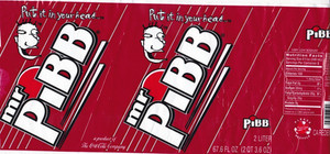 Mr. Pibb Put it in your Head 2 Liter Bottle Label 1995